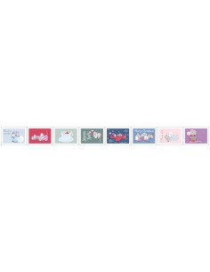 80 stickers timbres Once upon a time