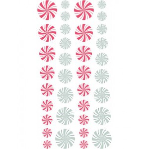 Epoxy stickers bonbons Noël