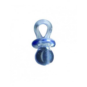 Mini tétine en plastique bleu 20 pièces
