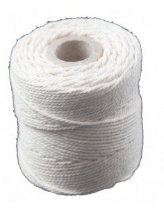 Corde coton 1mm 65m 50g écru 2