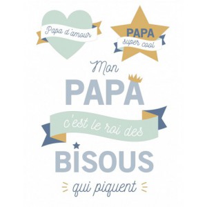 transfert textile A5 Papa
