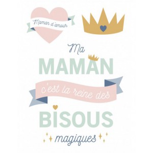 transfert textile A5 Maman