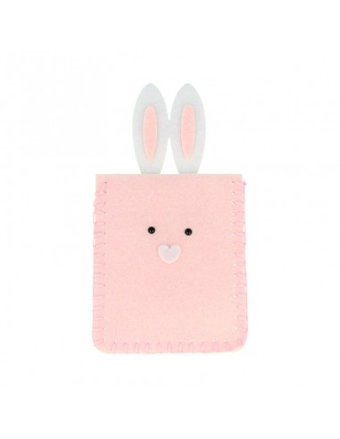 Kit feutrine Pochette Lapin Pâques 4 pièces