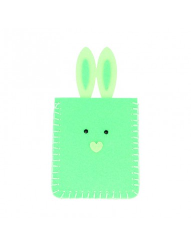 Kit feutrine Pochette Lapin Pâques 4 pièces