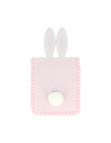 Kit feutrine Pochette Lapin Pâques 4 pièces
