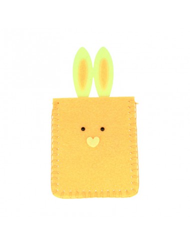 Kit feutrine Pochette Lapin Pâques 4 pièces