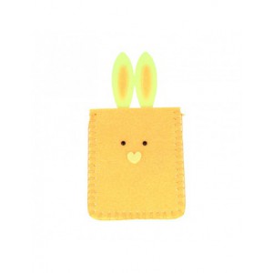 Kit feutrine Pochette Lapin Pâques 4 pièces