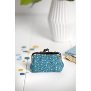 Gabarit+fermoir porte-monnaie rectangle 10cm