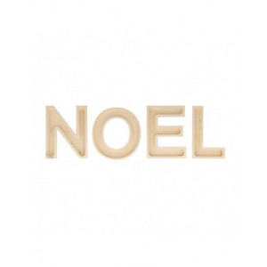NOEL - 4 lettres creuses de 19cm