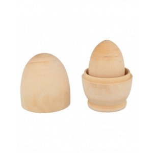 Set œufs bois gigognes 5pcs