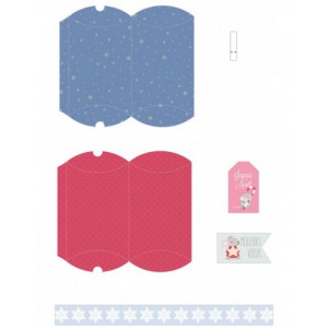 Once upon a time - kit de 12 pièces créations de boites cadeaux - pillox box