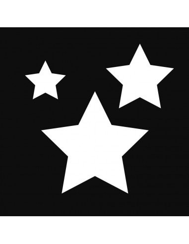 set 12 pochoirs 9x9cm - Noël