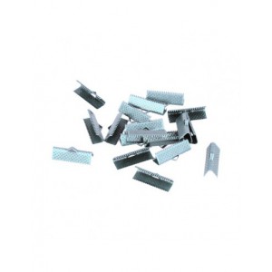 fermoir griffes 20mm argent 30pcs