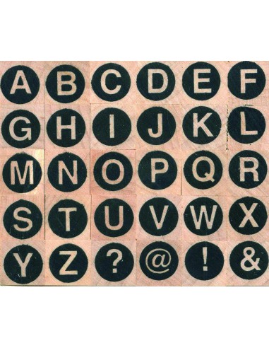 ARTEMIO TAMPONS ALPHABET
