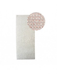 BANDE ADHESIVE Découpable - Faux strass ARGENT - 100x255mm