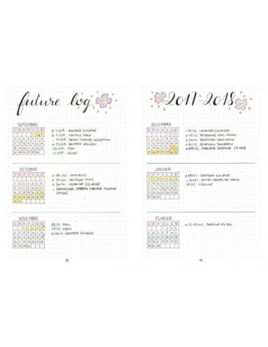 ~ Petit guide pour grand Bullet - Astuces et conseils illustrés pour réussir votre Bullet Journal - Le Temps Apprivoisé