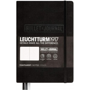 Bullet journal 80g/m2 - Carnet Bullet Journal Medium (A5) noir