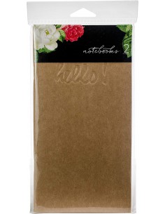 2 carnets pages blanches - Traveler's Notebook