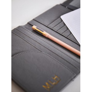 Dark Grey Journal - couverture bullet journal A5 style traveller's