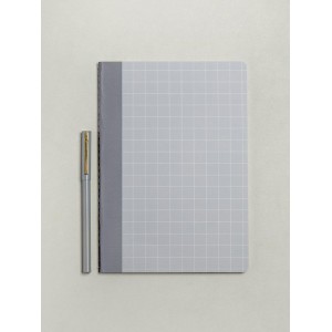 Grey -- Carnet A5 - pages blanches