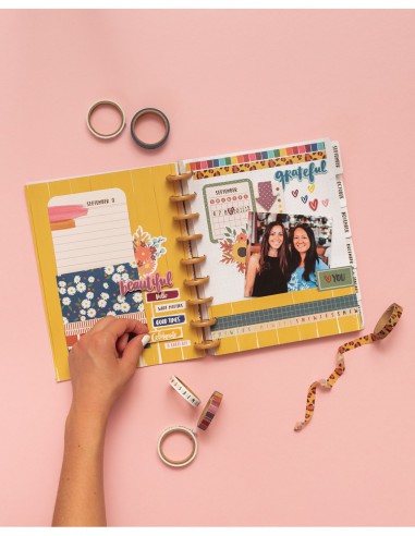 Washi tape 5 pièces - planner mois, semaine, jours