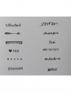 Tampon roller - Vicky Boutin Phrase Stamp 2
