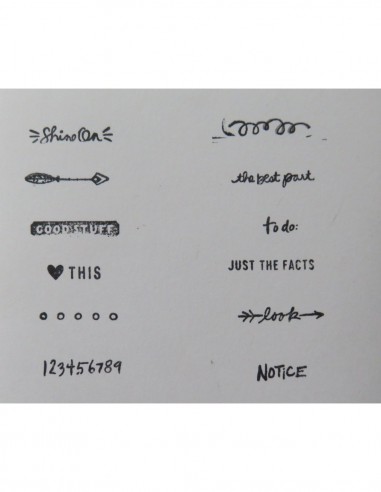 Tampon roller - Vicky Boutin Phrase Stamp