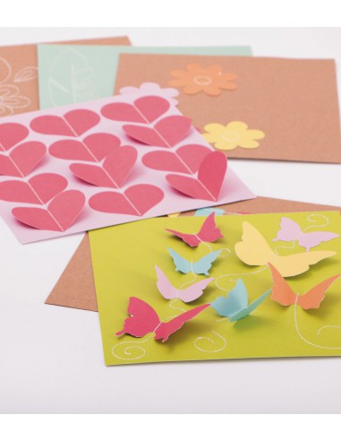 bloc papier  15x15cm - 3D EMBELLishment STACK