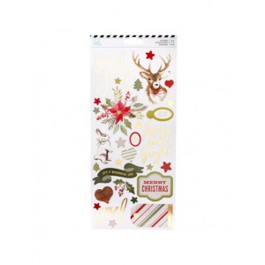 Heidy swapp Wonder land  - grande plache de stickers noel