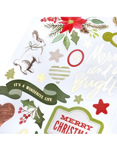 Heidy swapp Wonder land  - grande plache de stickers noel