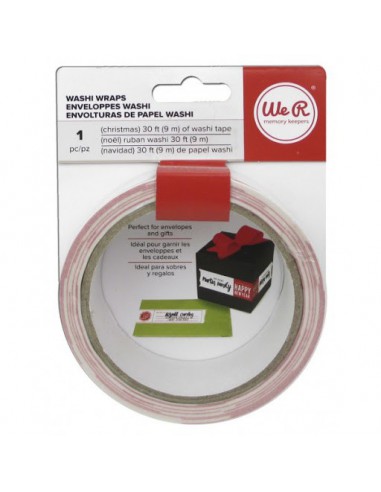 Washi tape Noel - wrap Xmas - spécial emballage cadeaux - 9 mètres