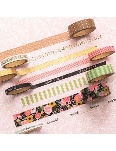 Washi tape Lovely Moments - 8 rouleaux