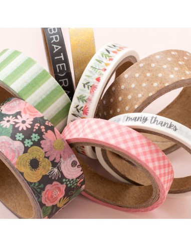 Washi tape Lovely Moments - 8 rouleaux