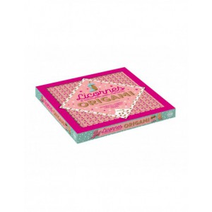 ~ Coffret Origami - Licornes et autres jolis petits montres - 10 feuillets / 2 formats / 1 livre / 100 stickers - Solar Editions