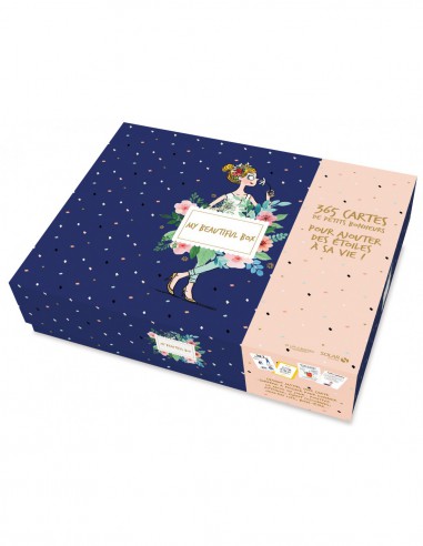 ~ Coffret My beautiful box - 365 cartes de petits bonheurs pour ajouter des étoiles à sa vie ! - Solar Editions