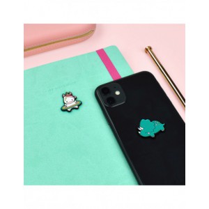 set de 2 stickers en métal - LICORNE