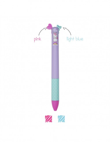 CLICK & CLACK - stylo 2 couleurs  - DREAM BIG