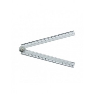 Règle compas pliante - 30 cm ouverte / 15cm fermée