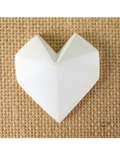 1 PLATRE COEUR ORIGAMI