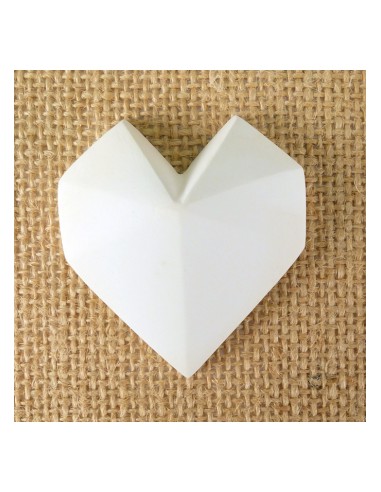 1 PLATRE COEUR ORIGAMI