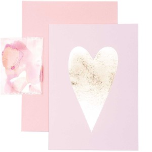 DIY CARTE, COEUR, OR