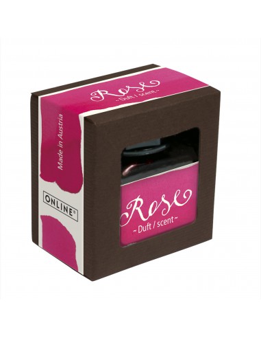 Encrier fushia - encre parfumée à la rose