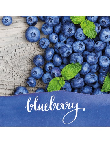 Encrier bleu - encre parfumée aux myrtilles