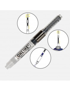 Convecteur / Système à pompe pour stylo plume - cartouche encre vide rotative