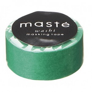 Washi Tape - Green // Colorful Basic - 7m