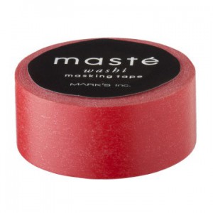 Washi Tape - Red // Colorful Basic - 7m