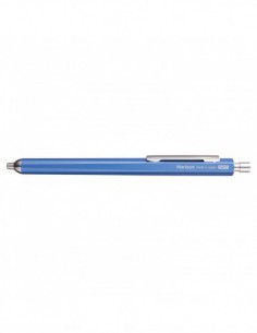 Horizon Gel Pen encre noire , OHTO - pointe aiguille  0,5mm //  // Corps aluminium - Bleu