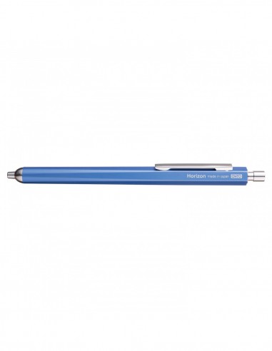Horizon Gel Pen encre noire , OHTO - pointe aiguille  0,5mm //  // Corps aluminium - Bleu