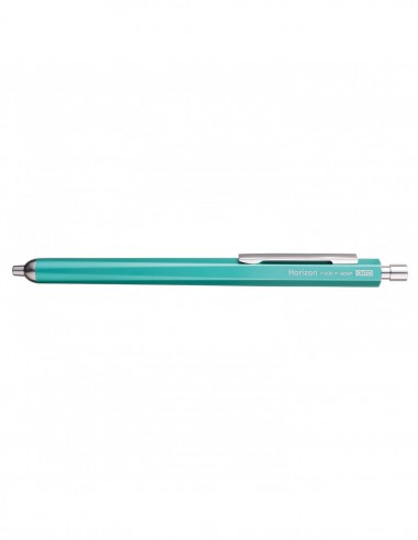 Horizon Gel Pen encre noire , OHTO - pointe aiguille  0,5mm //  // Corps aluminium - Vert