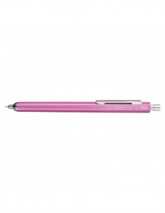 Horizon Gel Pen encre noire , OHTO - pointe aiguille  0,5mm //  // Corps aluminium - Rose